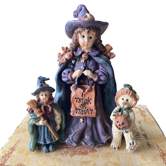 1997 Boyds Collection #3517 Yesterdays Child Trick Or Treat Mallory w Patsy & JB - Picture 1 of 12